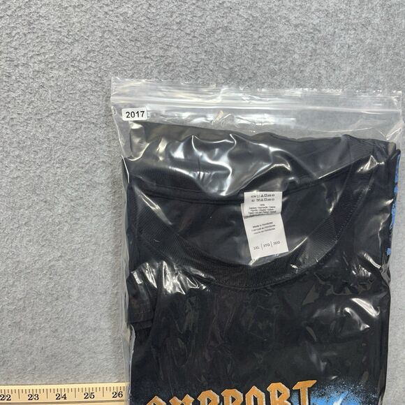 Support Local Tribesmen Motorcycle Long Sleeve T-Shirt Men’s 3XL Black Graphic - Picture 11 of 11